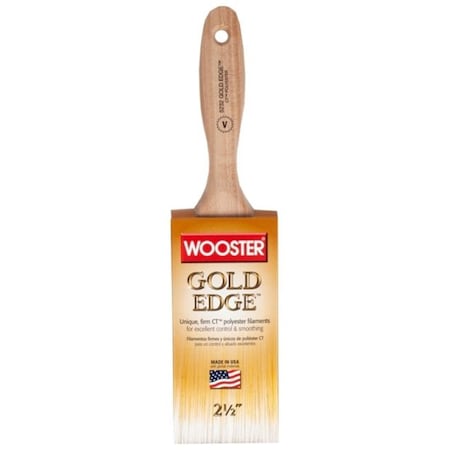 Office Desk 266902 2.5 in. Gold Edge Varnish Brush OF3568345